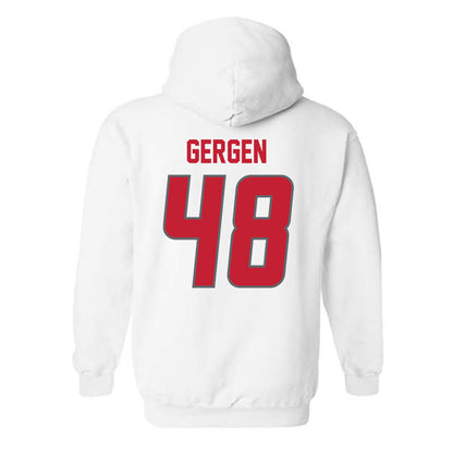 New Mexico - NCAA Baseball : Jacob Gergen - Classic Shersey Hooded Sweatshirt-1