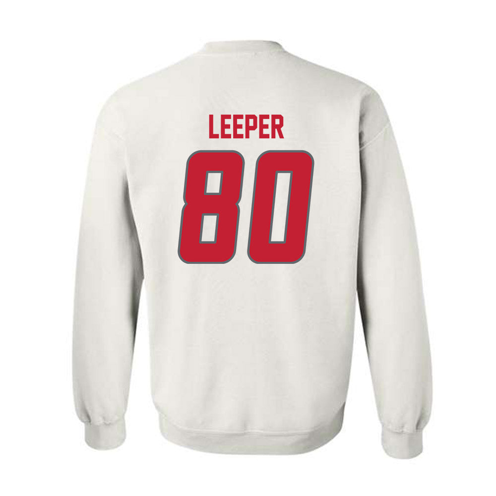New Mexico - NCAA Football : Max Leeper - Classic Shersey Crewneck Sweatshirt-1