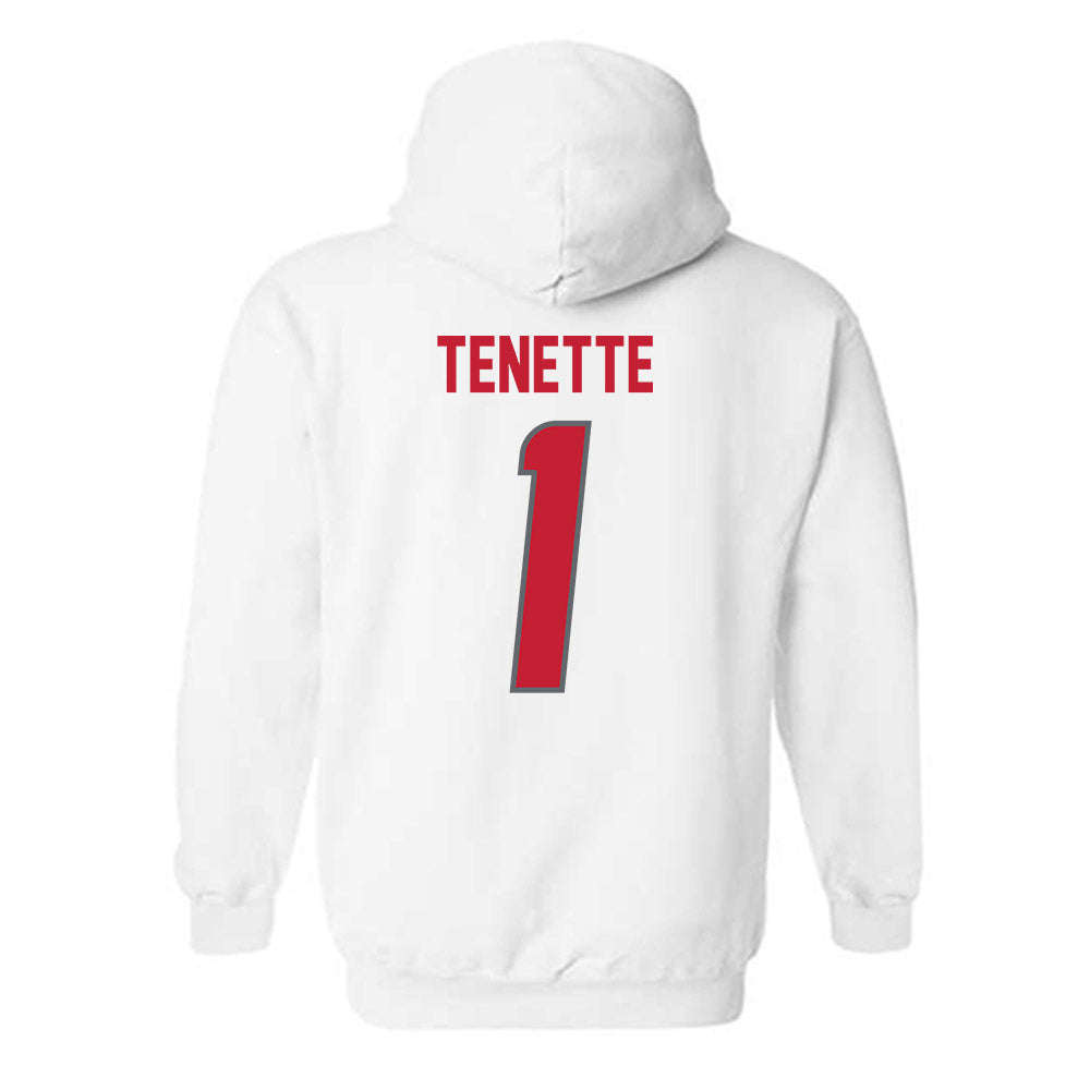 New Mexico - NCAA Men's Basketball : Uriah Tenette - Classic Shersey Hooded Sweatshirt-1