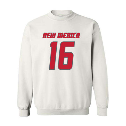 New Mexico - NCAA Football : Mercury Swaim - Classic Shersey Crewneck Sweatshirt-0
