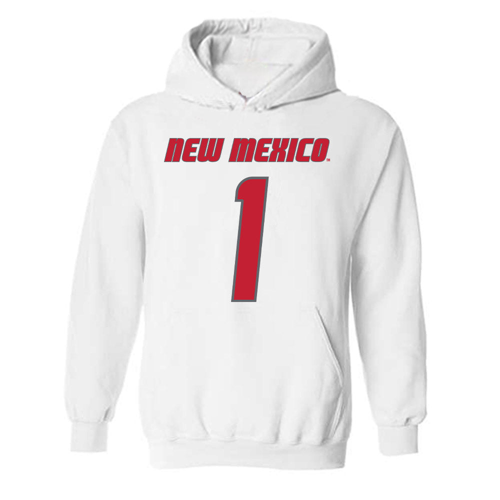 New Mexico - NCAA Women's Basketball : Lydie Mwamba - Classic Shersey Hooded Sweatshirt-0