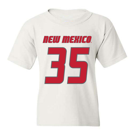 New Mexico - NCAA Men's Basketball : JT Rock - Classic Shersey Youth T-Shirt-0