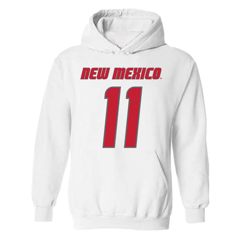 New Mexico - NCAA Football : Massiah Mingo - Classic Shersey Hooded Sweatshirt-0
