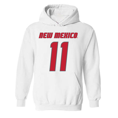 New Mexico - NCAA Football : Massiah Mingo - Classic Shersey Hooded Sweatshirt-0