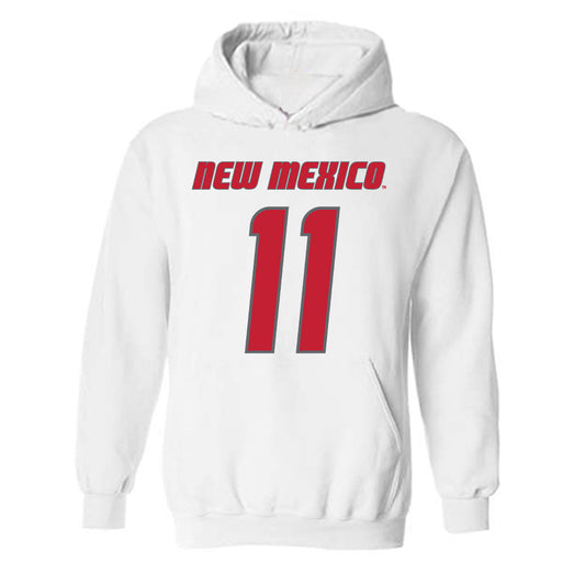 New Mexico - NCAA Football : Massiah Mingo - Classic Shersey Hooded Sweatshirt-0