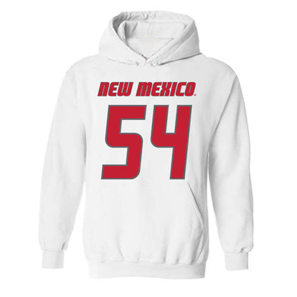 New Mexico - NCAA Football : Jojo Matautia - Classic Shersey Hooded Sweatshirt-0