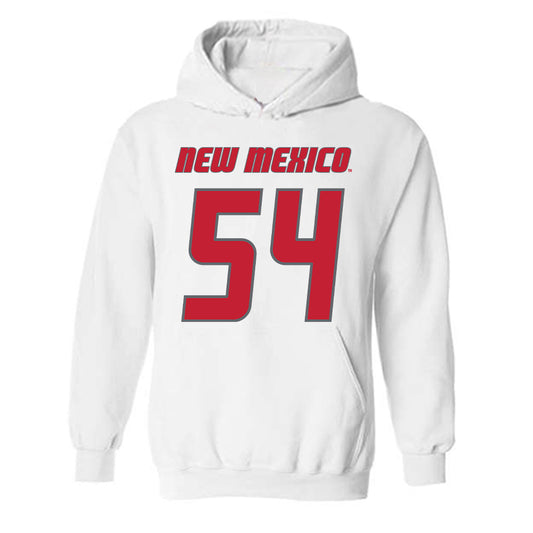 New Mexico - NCAA Football : Jojo Matautia - Classic Shersey Hooded Sweatshirt-0