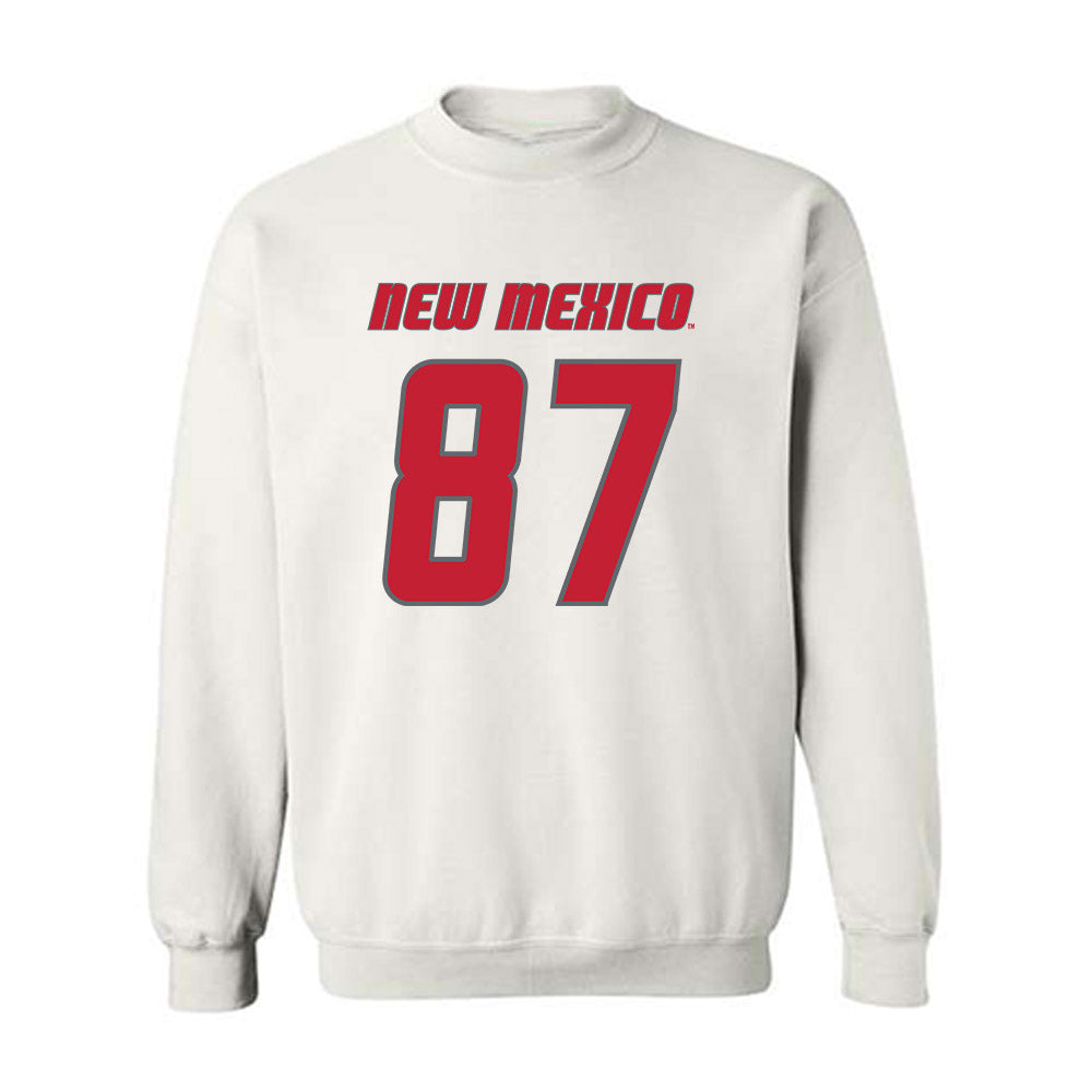 New Mexico - NCAA Football : Abraham Williams - Classic Shersey Crewneck Sweatshirt-0
