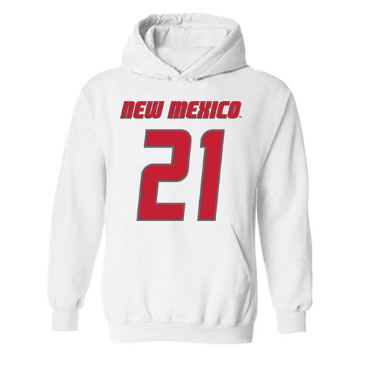 New Mexico - NCAA Football : Austin Brawley - Classic Shersey Hooded Sweatshirt-0