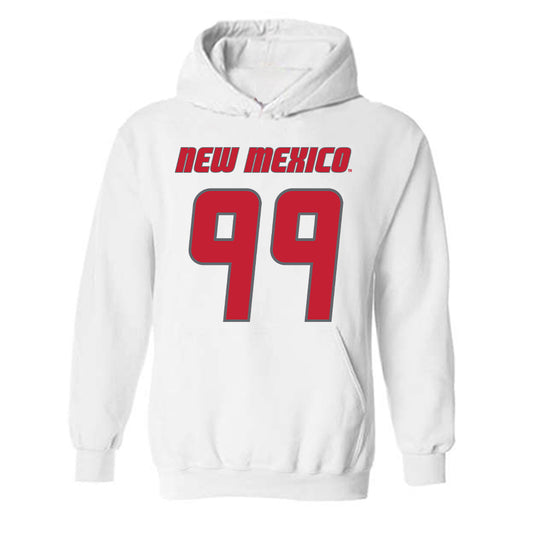 New Mexico - NCAA Football : Jack Burzynski - Classic Shersey Hooded Sweatshirt-0