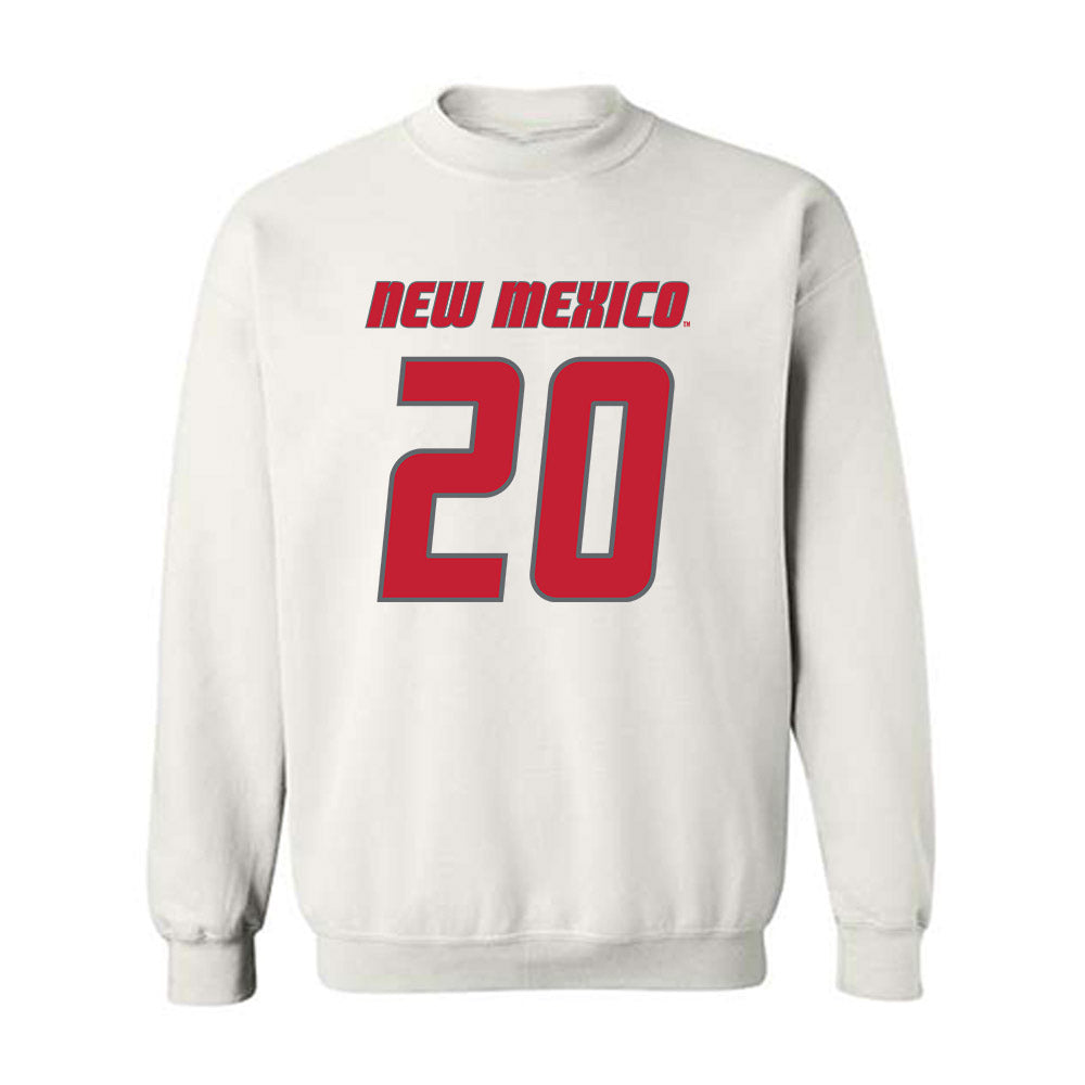 New Mexico - NCAA Football : Darrion Bowers - Classic Shersey Crewneck Sweatshirt-0