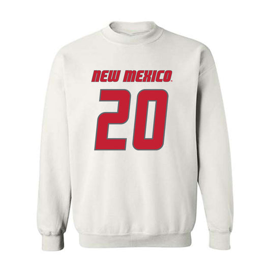 New Mexico - NCAA Football : Darrion Bowers - Classic Shersey Crewneck Sweatshirt-0
