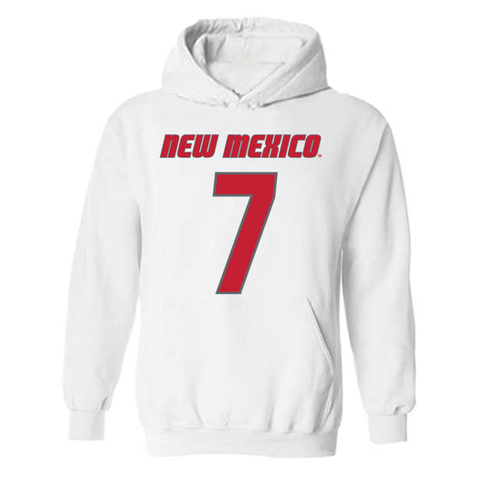 New Mexico - NCAA Men's Tennis : Nicolas Recoura - Classic Shersey Hooded Sweatshirt-0