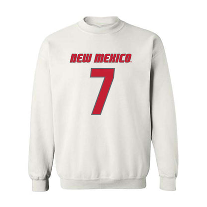 New Mexico - NCAA Men's Basketball : Sir Marius Jones - Classic Shersey Crewneck Sweatshirt-0