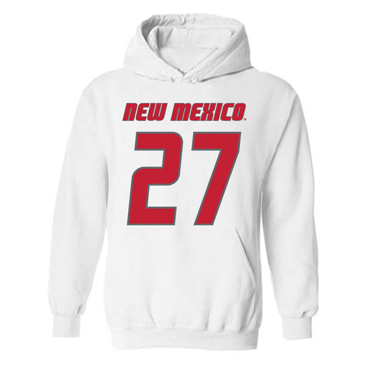 New Mexico - NCAA Football : Kj Battle - Classic Shersey Hooded Sweatshirt-0