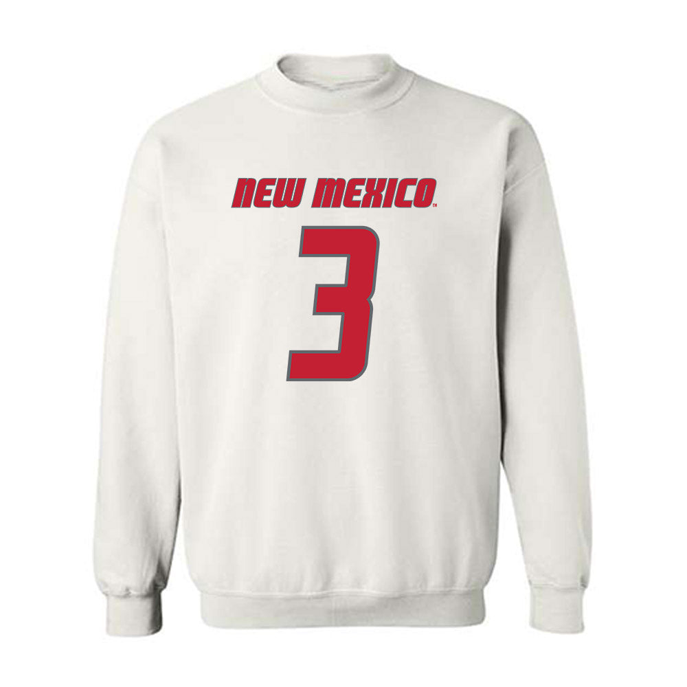 New Mexico - NCAA Men's Basketball : Luke Haupt - Classic Shersey Crewneck Sweatshirt-0