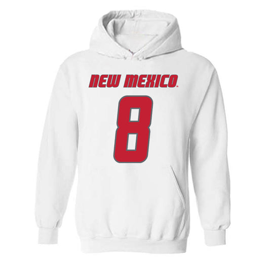 New Mexico - NCAA Women's Soccer : Analyse Healy - Classic Shersey Hooded Sweatshirt-0