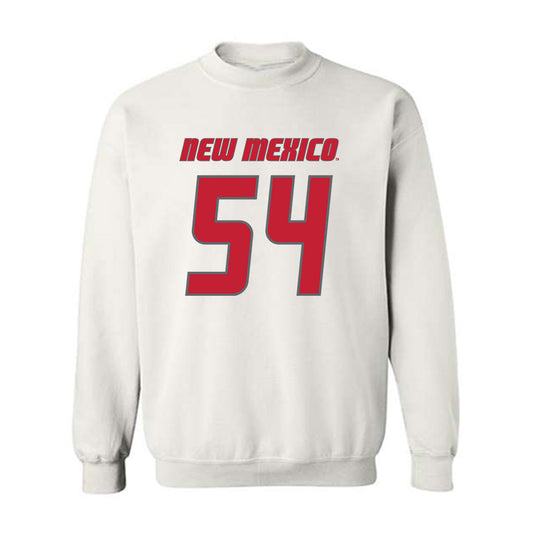 New Mexico - NCAA Football : Jojo Matautia - Classic Shersey Crewneck Sweatshirt-0