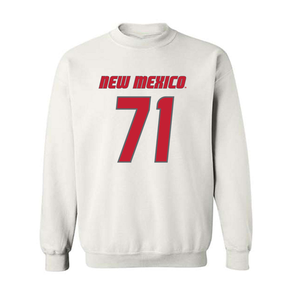 New Mexico - NCAA Football : Danzel Newell - Classic Shersey Crewneck Sweatshirt-0