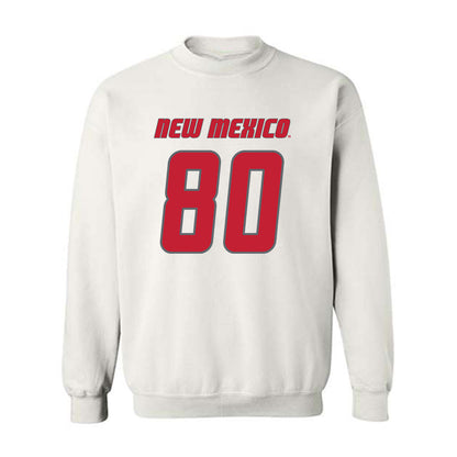New Mexico - NCAA Football : Max Leeper - Classic Shersey Crewneck Sweatshirt-0