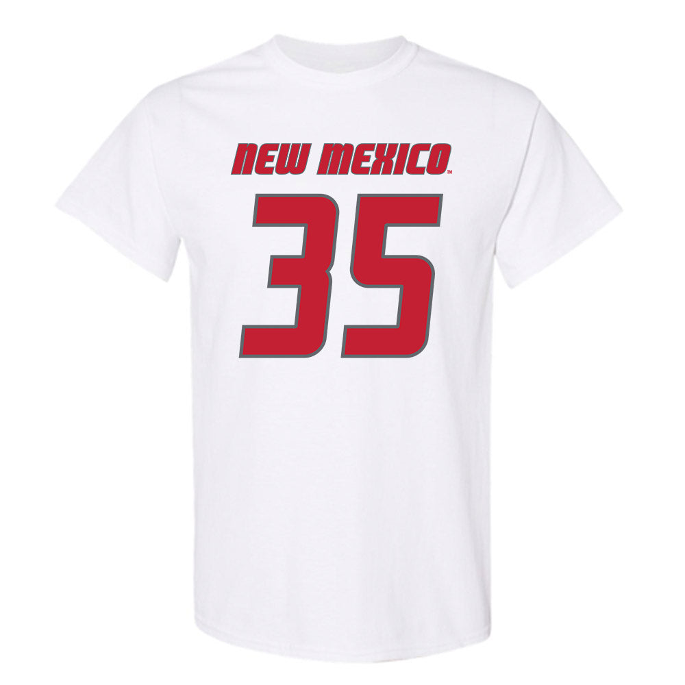 New Mexico - NCAA Men's Basketball : JT Rock - Classic Shersey T-Shirt-0