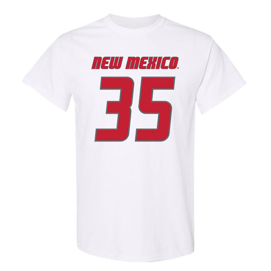 New Mexico - NCAA Men's Basketball : JT Rock - Classic Shersey T-Shirt-0