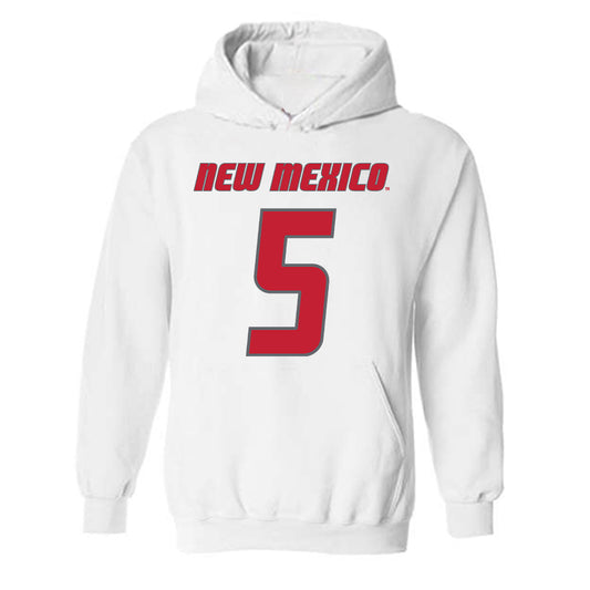 New Mexico - NCAA Football : Frankie Edwards III - Classic Shersey Hooded Sweatshirt-0