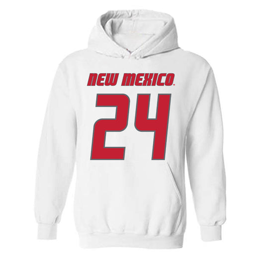New Mexico - NCAA Women's Basketball : Jessie Joaquim - Classic Shersey Hooded Sweatshirt-0