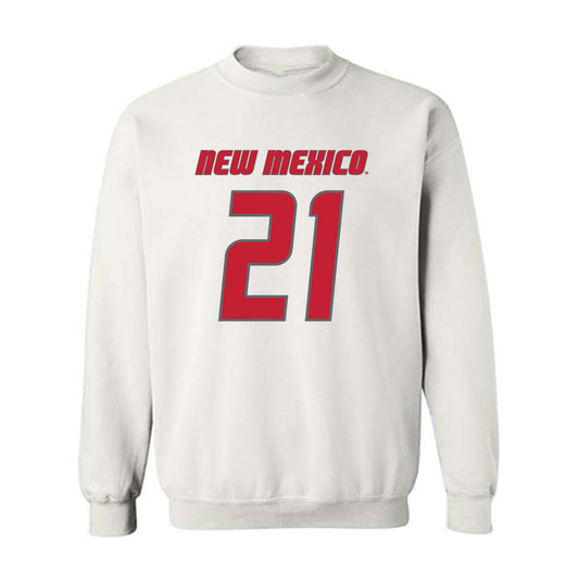 New Mexico - NCAA Football : Austin Brawley - Classic Shersey Crewneck Sweatshirt-0