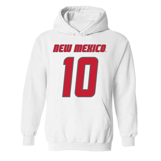 New Mexico - NCAA Football : Darren Agu - Classic Shersey Hooded Sweatshirt-0
