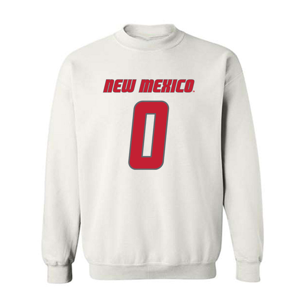 New Mexico - NCAA Men's Basketball : Hudson Mayes - Classic Shersey Crewneck Sweatshirt-0