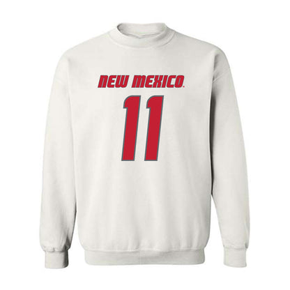 New Mexico - NCAA Men's Basketball : Kallai Patton - Classic Shersey Crewneck Sweatshirt-0