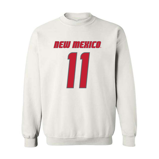 New Mexico - NCAA Men's Basketball : Kallai Patton - Classic Shersey Crewneck Sweatshirt-0