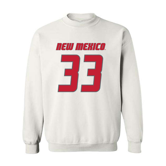 New Mexico - NCAA Football : Hayes Baum - Classic Shersey Crewneck Sweatshirt-0