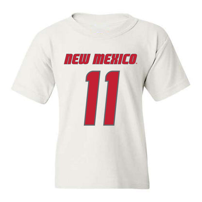 New Mexico - NCAA Men's Basketball : Kallai Patton - Classic Shersey Youth T-Shirt-0