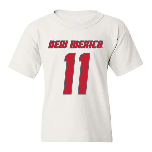 New Mexico - NCAA Men's Basketball : Kallai Patton - Classic Shersey Youth T-Shirt-0