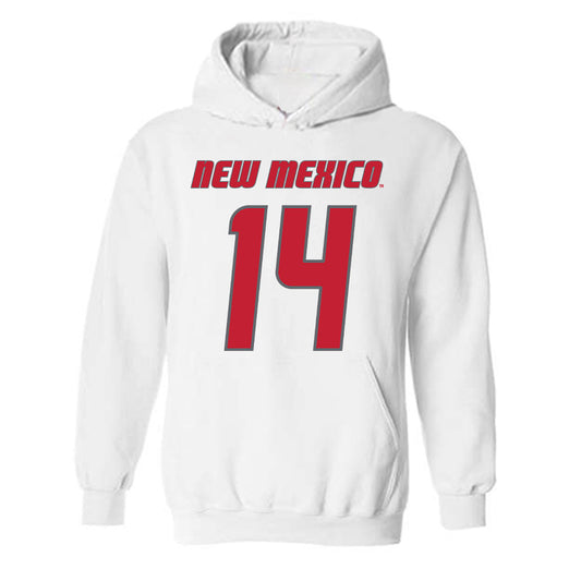New Mexico - NCAA Football : DJ Darling - Classic Shersey Hooded Sweatshirt-0