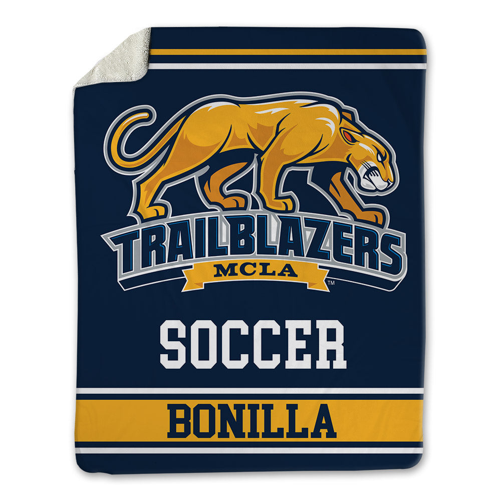 MCLA - NCAA Men's Soccer : Mario Bonilla - Blanket-0