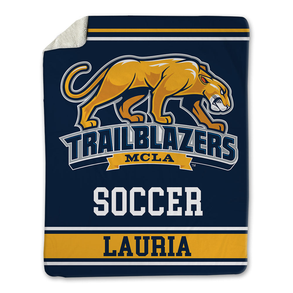 MCLA - NCAA Men's Soccer : William Lauria - Blanket-0