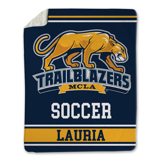 MCLA - NCAA Men's Soccer : William Lauria - Blanket-0