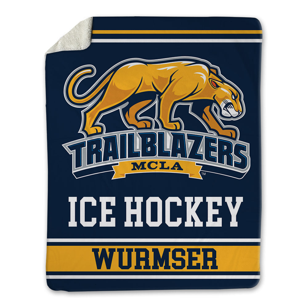 MCLA - NCAA Women's Ice Hockey : Isabelle Wurmser - Blanket-0