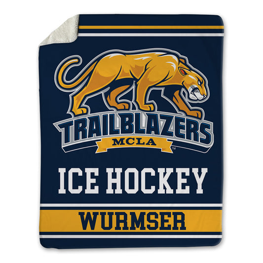 MCLA - NCAA Women's Ice Hockey : Isabelle Wurmser - Blanket-0