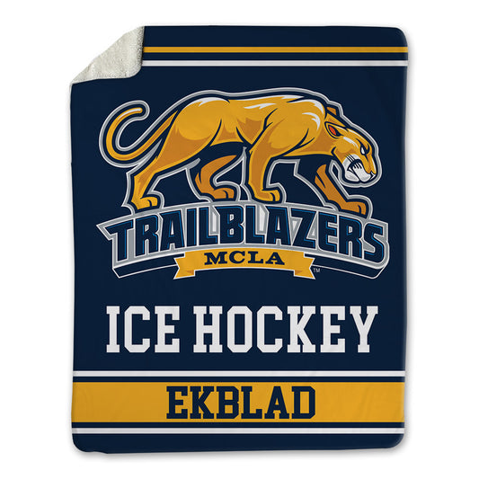MCLA - NCAA Women's Ice Hockey : Brooklyn Ekblad - Blanket-0