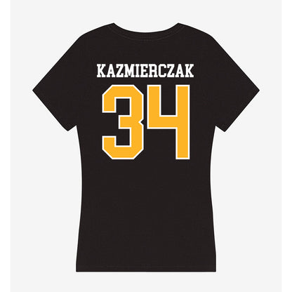 MCLA - NCAA Men's Basketball : Nicholas Kazmierczak - Women's V-Neck T-Shirt-1