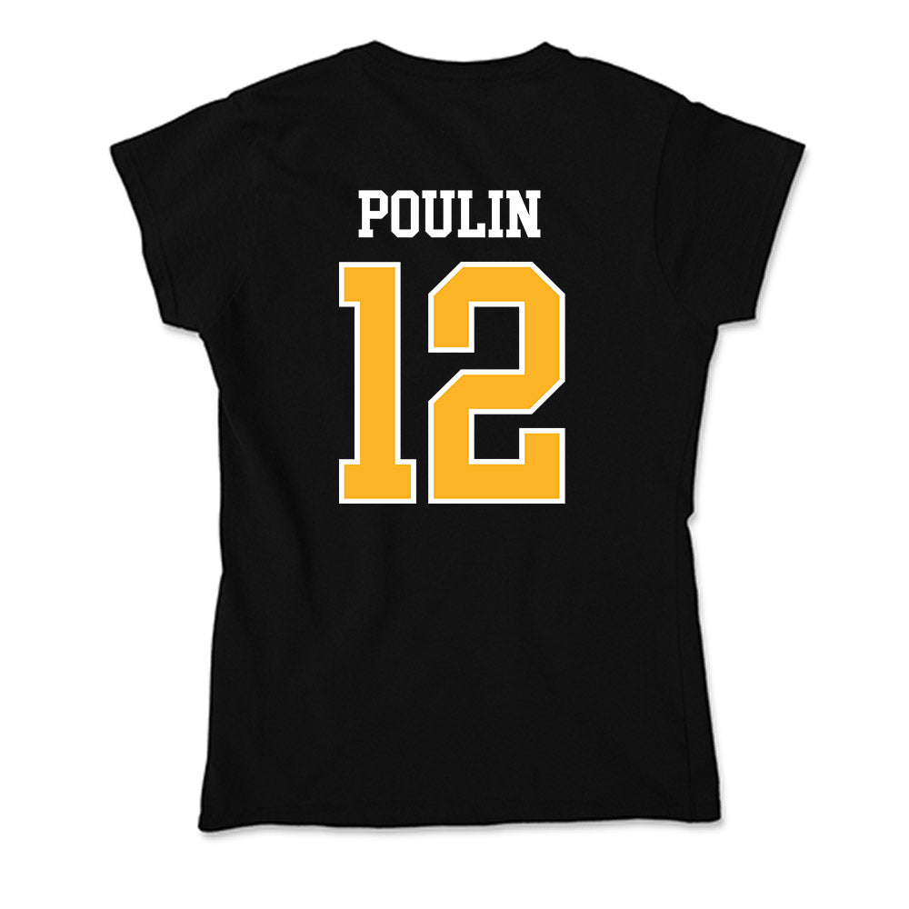 MCLA - NCAA Men's Soccer : Noah Poulin - Soft Style Women’s T-Shirt-1