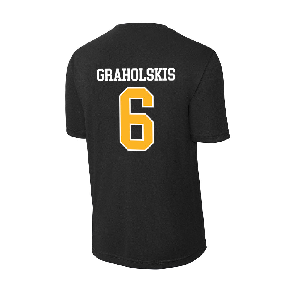 MCLA - NCAA Men's Ice Hockey : Krisjanis Graholskis - Activewear T-Shirt-1