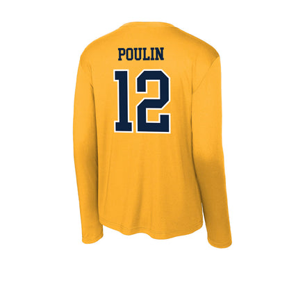 MCLA - NCAA Men's Soccer : Noah Poulin - Activewear Long Sleeve T-Shirt-1