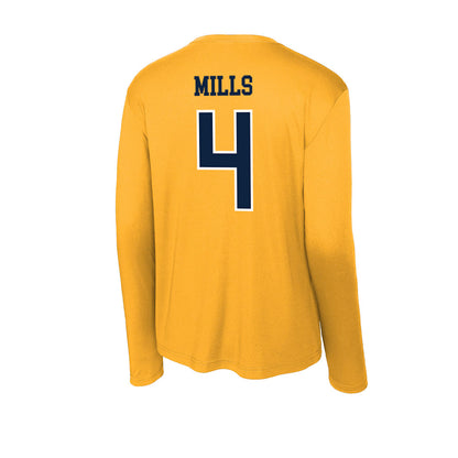 MCLA - NCAA Men's Basketball : Jayden Mills - Activewear Long Sleeve T-Shirt-1