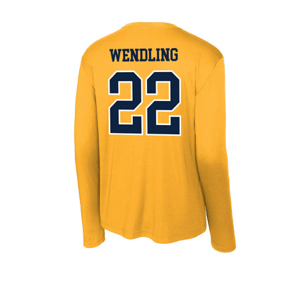MCLA - NCAA Baseball : Chase Wendling - Activewear Long Sleeve T-Shirt-1