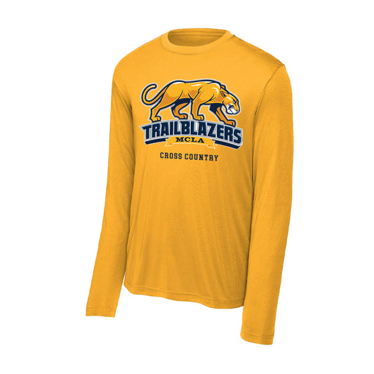 MCLA - NCAA Women's Cross Country : Natalie LaRoche - Activewear Long Sleeve T-Shirt-0